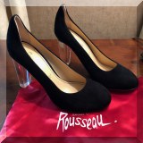 H27. Signed Jerome Rousseau heels. New. - $95
